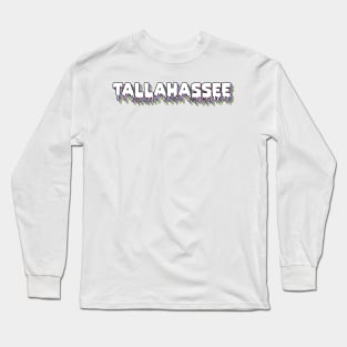 Tallahassee Retro Drippy Long Sleeve T-Shirt